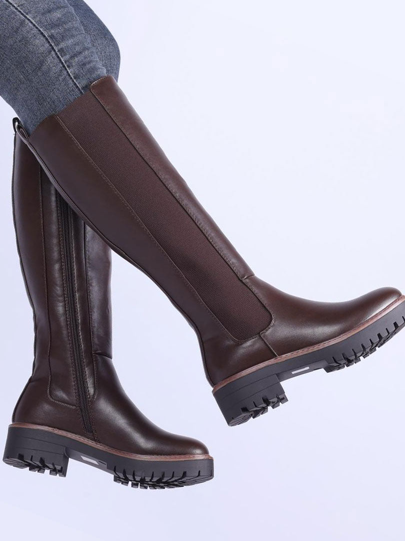 Galina - Stövlar med resår i skaftet (bestseller)